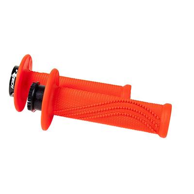 Revêtements de Poignées RTECH R20 Wave Lock-On Orange Fluo