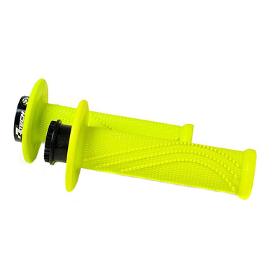 Revêtements de Poignées RTECH R20 Wave Lock-On Jaune Fluo