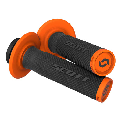Revêtements de Poignées SCOTT SX II Lock-On Noir / Orange