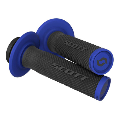 Revêtements de Poignées SCOTT SX II Lock-On Noir / Bleu