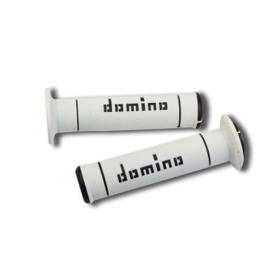 Revêtements de poignées Domino Trial - Blanc/Noir
