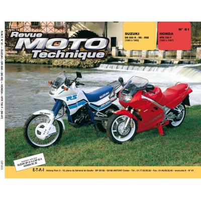 Revue Moto Technique 81.3 Suzuki DR650R-RS-RSE / Honda VFR 750F