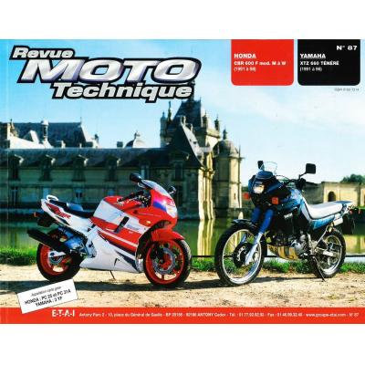 Revue Moto Technique 87.3 Honda CBR 600 F 91-98 / Yamaha XTZ 660 91-98