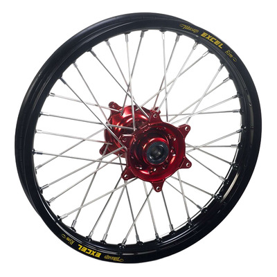 Roue arrière complète HAAN WHEELS noir/rouge Honda 250 crf 22-26