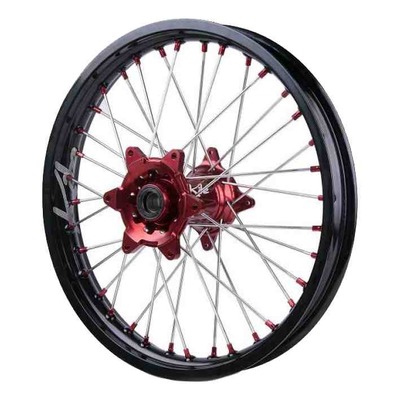 Roue arrière noire moyeu rouge Kite Sport 1,85’’x19’’ pour Suzuki RM-Z 250 07-17