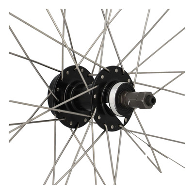 Roue arrière VTT 27,5’’ Velox Mach1 ER10 Disque 6 trous roue libre 5/7V (9x135) noir/argent