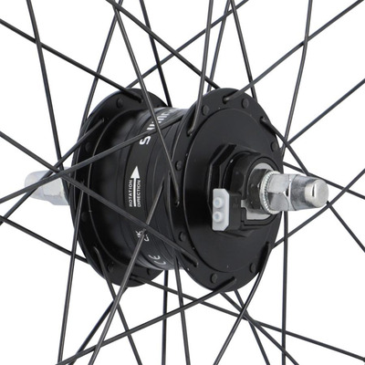 Roue avant E-Bike Cargo 20’’ Velox Mach1 M260 Moyeu Dynamo Shimano noir