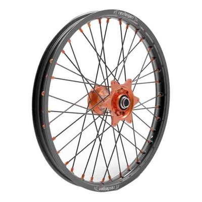 Roue avant noire moyeu orange Kite Sport 1,6’’x21’’ pour KTM EXC 125 03-15