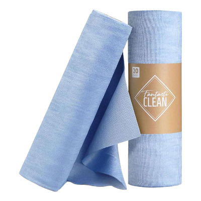 Rouleau de 20 chiffons vitres détachables Fantasti CLEAN