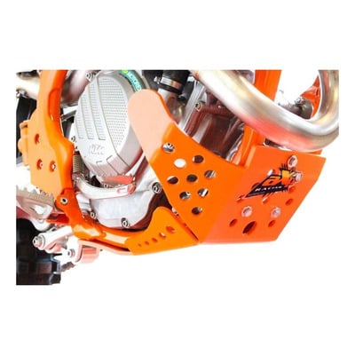 Sabot moteur AXP GP plastique 6 mm orange KTM SX-F 350 16-18