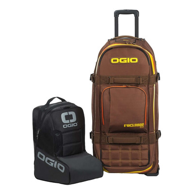 Sac de voyage Ogio RIG 9800 PRO 125L Stay Classy brun/rouge/jaune