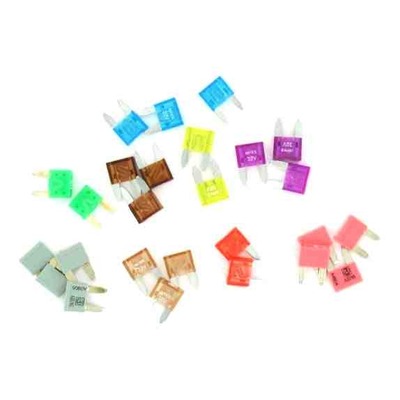 Sachet de 10 fusibles plats miniatures de 25 ampères