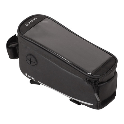Sacoche de cadre vélo Zéfal Z Console T1 noire avec support smartphone (0,8L)
