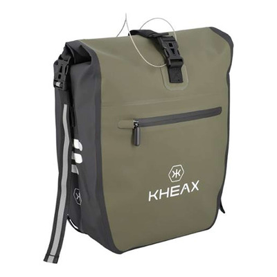 Sacoche vélo porte-bagage Kheax Izoard Mini étanche kaki