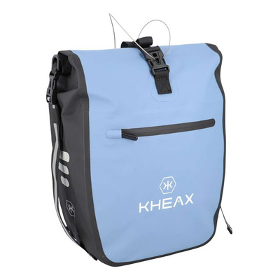 Sacoche vélo porte-bagage Kheax Izoard Mini étanche bleu turquoise