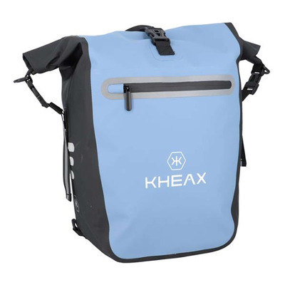 Sacoche vélo porte-bagage Kheax Ventoux II étanche bleu turquoise