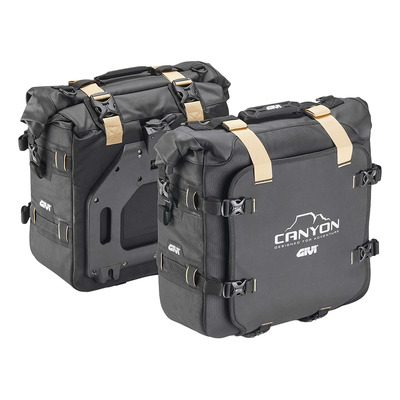 Sacoches latérales étanches à fixation Monokey Givi Canyon GRT720B 25L+25L