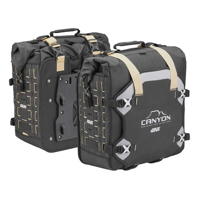 Sacoches latérales étanches universelles Givi Canyon GRT709B 35L+35L