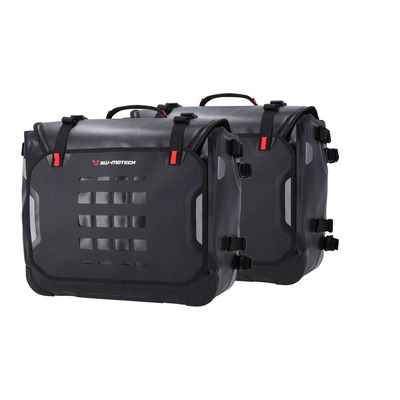 Sacoches latérales SW Motech Sysbag WP L 27-40 L noires support PRO Moto Morini X-Cape 650 22-26