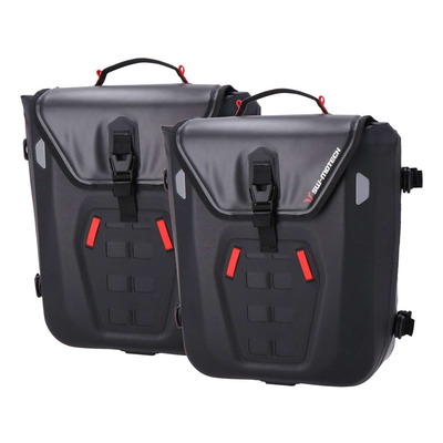 Sacoches latérales SW Motech Sysbag WP M 17-23 L noires supports SLC Ducati Desert X 22-23