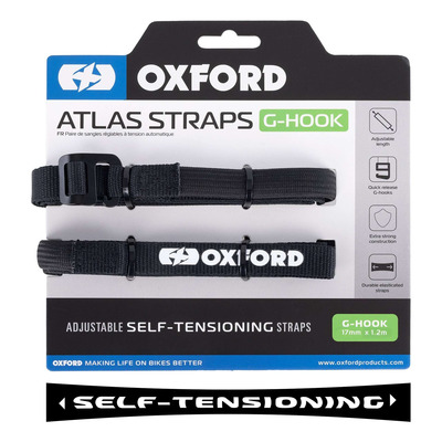 Sangles Oxford Atlas boucle G 17mm x 1,2m noir
