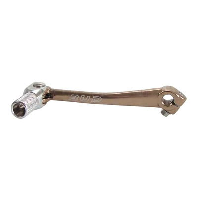 Sélecteur de Vitesse Repliable BUD RACING en Alu Forgé et Anodisé Argent pour Aprilia 450 SXV 04-12
