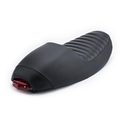 Selle Cafe Racer avec feu intégré pour Triumph Bonneville T100 02-16