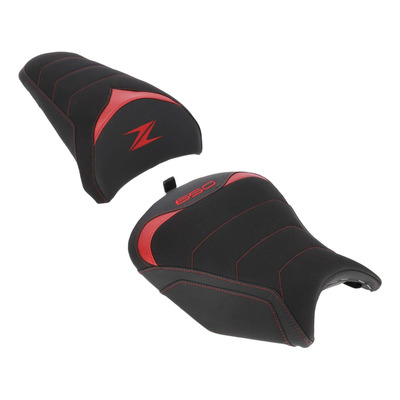 Selle confort complète Bagster SIT'N GO Kawasaki Z 650 20-26 noir/carbone/rouge