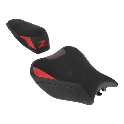 Selle confort complète Bagster SIT'N GO Kawasaki Z 900 20-24 noir/nubuk/rouge