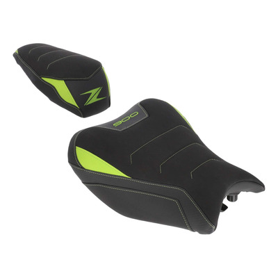 Selle confort complète Bagster SIT'N GO Kawasaki Z 900 20-24 noir/nubuk/vert celadon