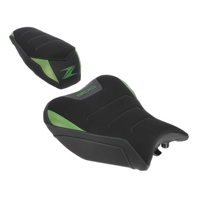 Selle confort complète Bagster SIT'N GO Kawasaki Z 900 20-24 noir/nubuk/vert nacré