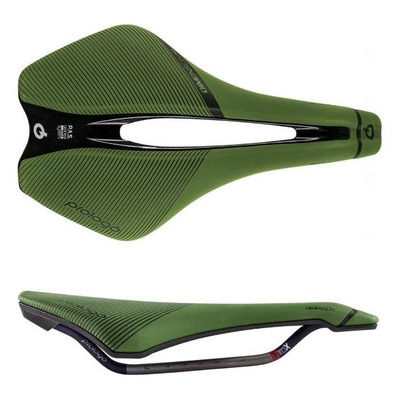 Selle Prologo Dimension Special Edition Tirox verte militaire 143mm