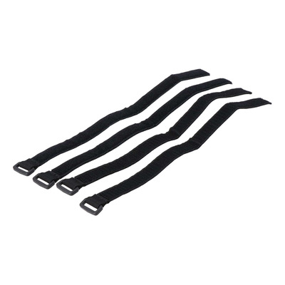 Set de sangles à velcro x4 pour SW Motech PRO Rackpack avec boucle plastique