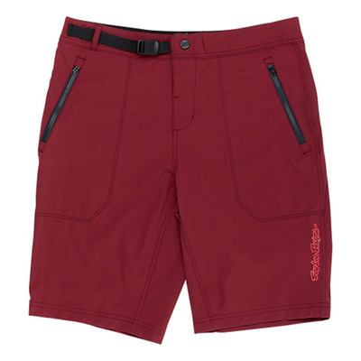 Short VTT Troy Lee Designs Skyline Trail Avec Sous-Short Oxblood