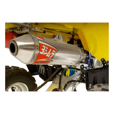 Silencieux d’Échappement de Rechange YOSHIMURA RS-2 Aluminium / Inox pour Quad Suzuki 400 LTZ 03-14
