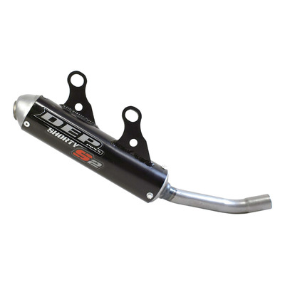 Silencieux d’Échappement DEP S2 Shorty Noir - Yamaha 125 YZ 22-25