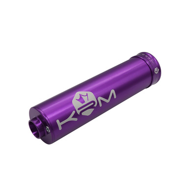 Silencieux d'échappement alu full violet KRM Pro Ride 50-70cc
