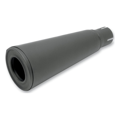 Silencieux d’échappement noir en acier SuperTrapp 3M Dirt Bike universel Ø 31,8mm