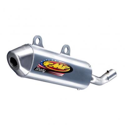 Silencieux FMF PowerCore 2 Shorty aluminium embout inox pour Kawasaki KX 85 à partir de 01-16