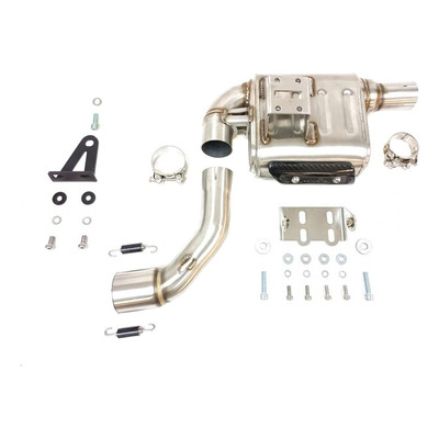 Silencieux Ixil RC3B Race Xtrem CF Moto 700 MT 23-24 inox/noir mat