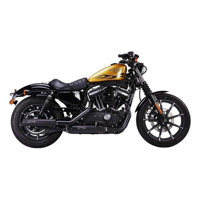 Silencieux Ixil Slip-On Ironhead Harley XL 883 Sportster 04-13 noir