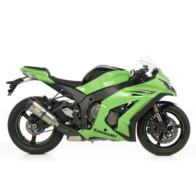Silencieux Leovince Factory-R Titane homologué KAWASAKI ZX 10R 1000 de 11-12