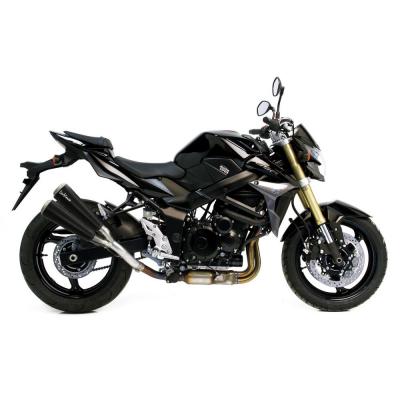 Silencieux Leovince GP Duals inox noir pour Suzuki GSR 750 11-16