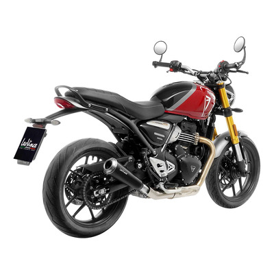 Silencieux Leovince GP One Inox noir Triumph Speed 400 24-25