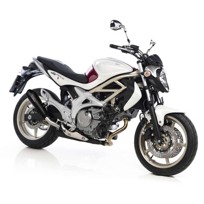 Silencieux Leovince GP Style inox noir Suzuki SFV 650 Gladius 09-15