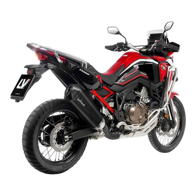 Silencieux Leovince LV-12 R inox noir Honda CRF1100L Africa Twin 20-23