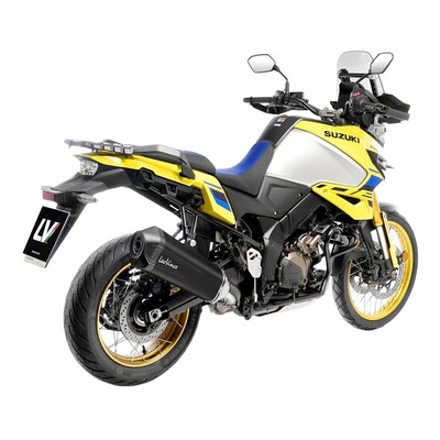 Silencieux Leovince LV-12 R inox noir Suzuki V-Strom 1050 20-26