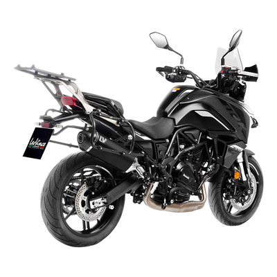 Silencieux Leovince LV-14 inox noir Benelli TRK 702 23-24