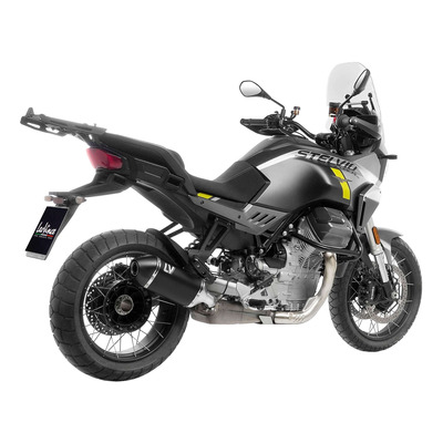 Silencieux Leovince LV-14 inox noir Moto Guzzi Stelvio 24-25