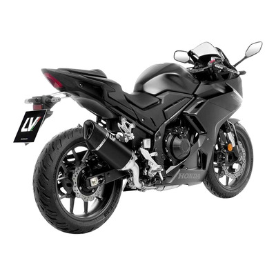 Silencieux Leovince LV-14 R Inox noir Honda CBR 500 R 19-26